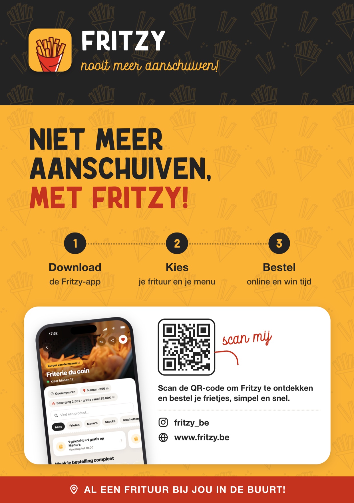 De Fritzy-flyer voor op uw toonbank